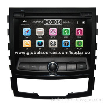 7" Car DVD Player for SsangYong Korando, with 3G, 1080p Video Play, Supports iPhone 5S/CPU 800M